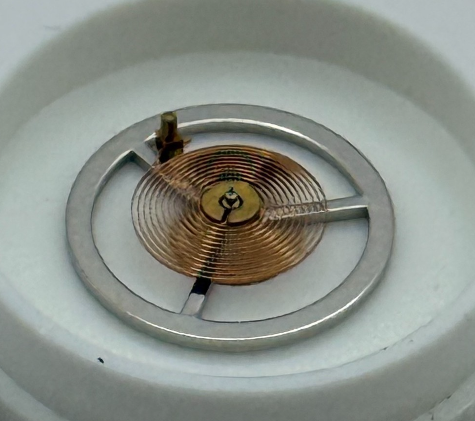 BFG 866 Balance Wheel Complete And Spring PL 65 Watch Movement Parts NOS