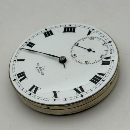 High Grade Vertex Pocket Watch Movement Hunter Jays Essex Parts 43mm