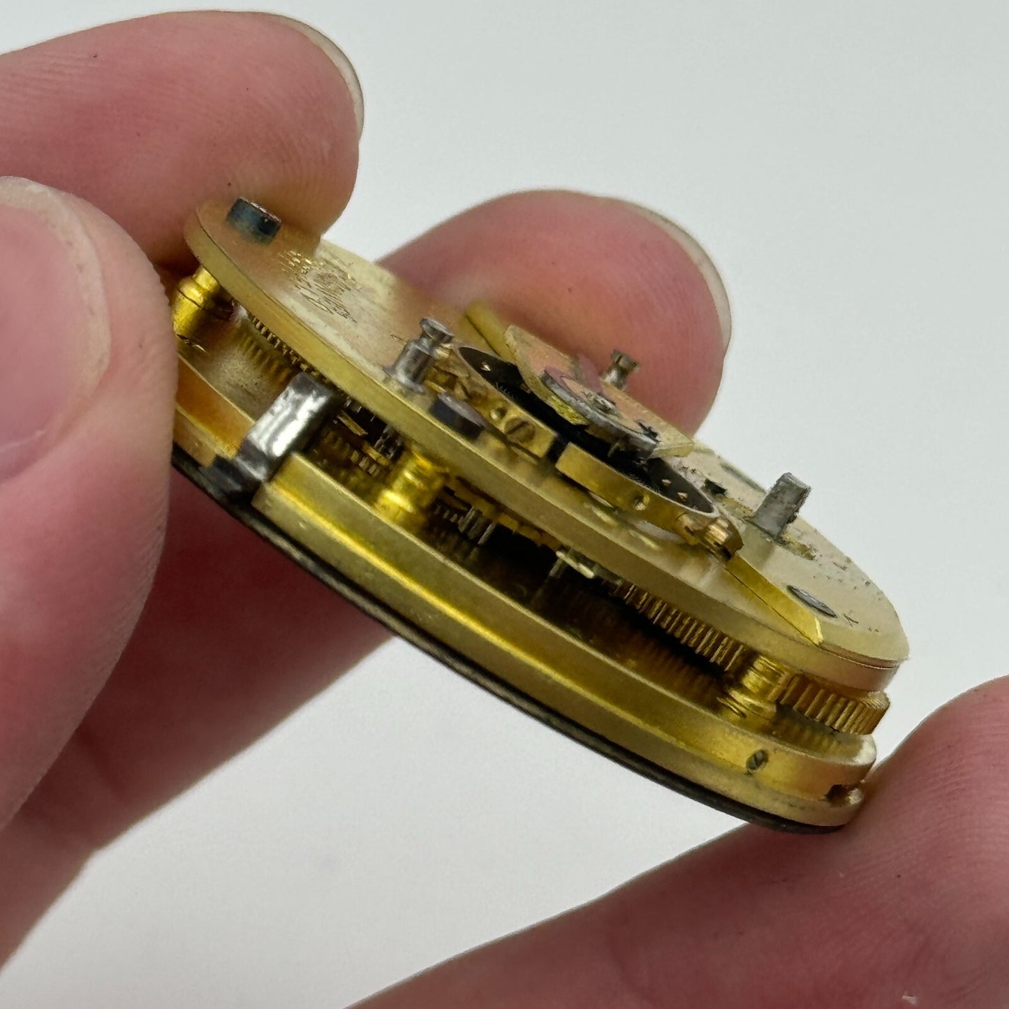 44.9mm Antique J G Graves Sheffield English Express Lever Pocket Watch Movement