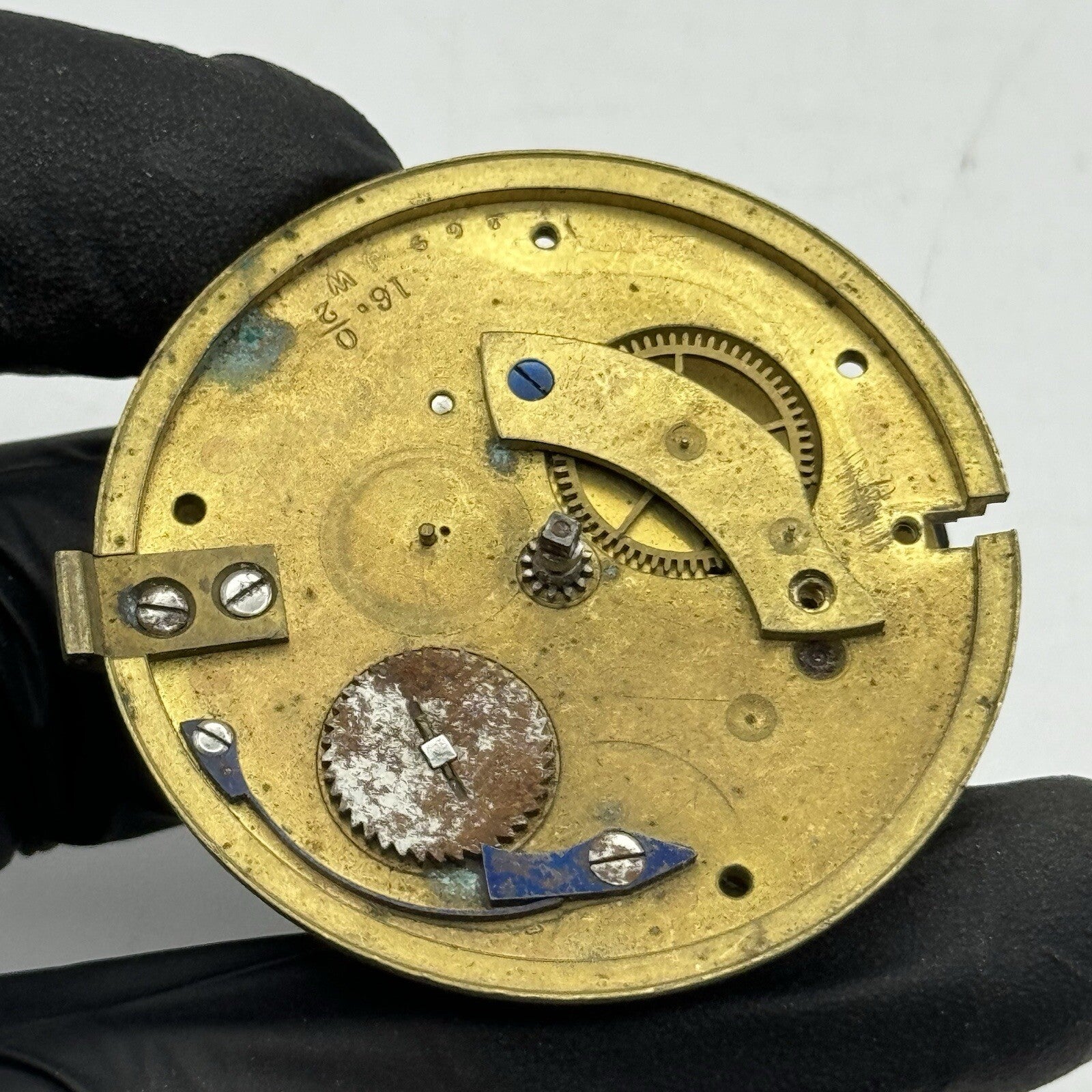 44.7mm J B Yabsley Ludgate Hill London Pocket Watch Movement FOR PARTS
