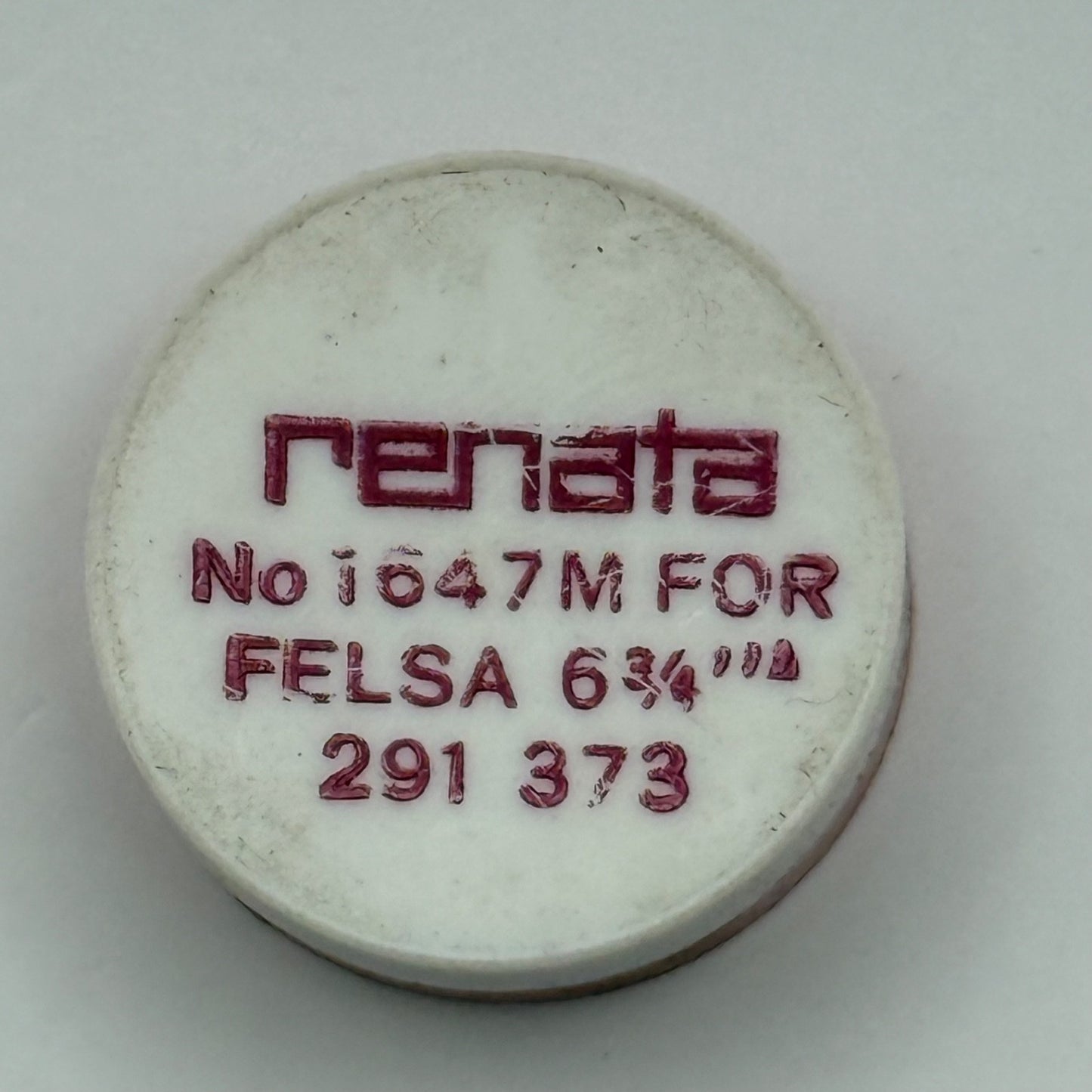 Felsa 291, 373 Balance Wheel Complete And Spring 6 3/4''' Watch Movement Parts 