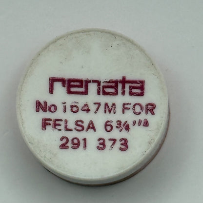 Felsa 291, 373 Balance Wheel Complete And Spring 6 3/4''' Watch Movement Parts 