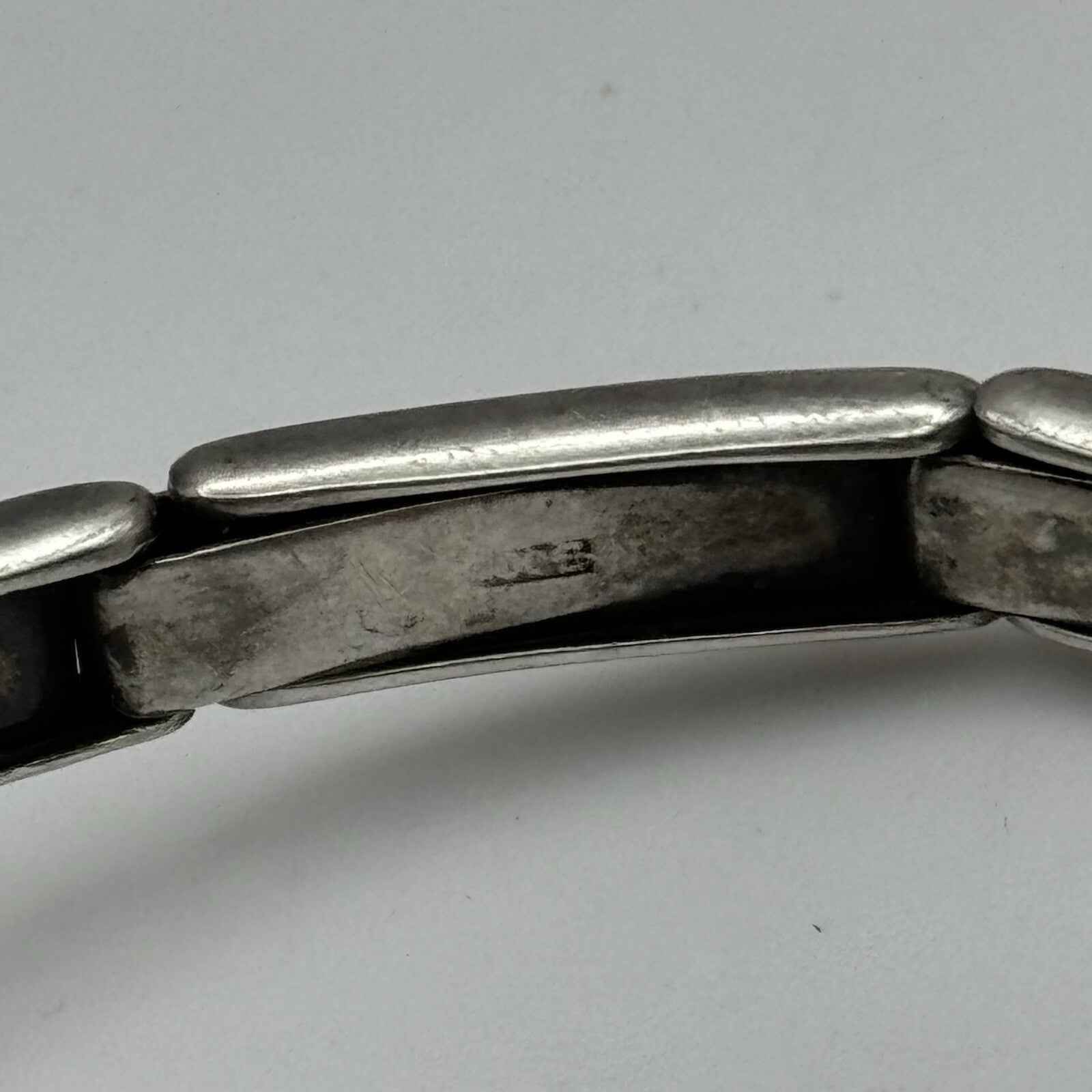 Pin Set Vintage Blue Enamel Sterling Silver 925 Ladies Trench Watch TO RESTORE