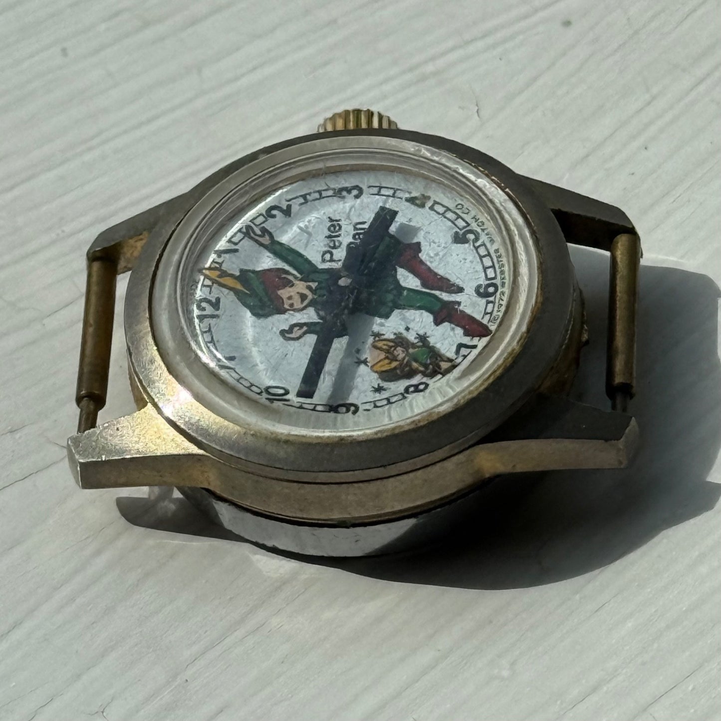 25mm Vintage 1972 Peter Pan Webster Watch Co Swiss Manual Wind PARTS / REPAIR