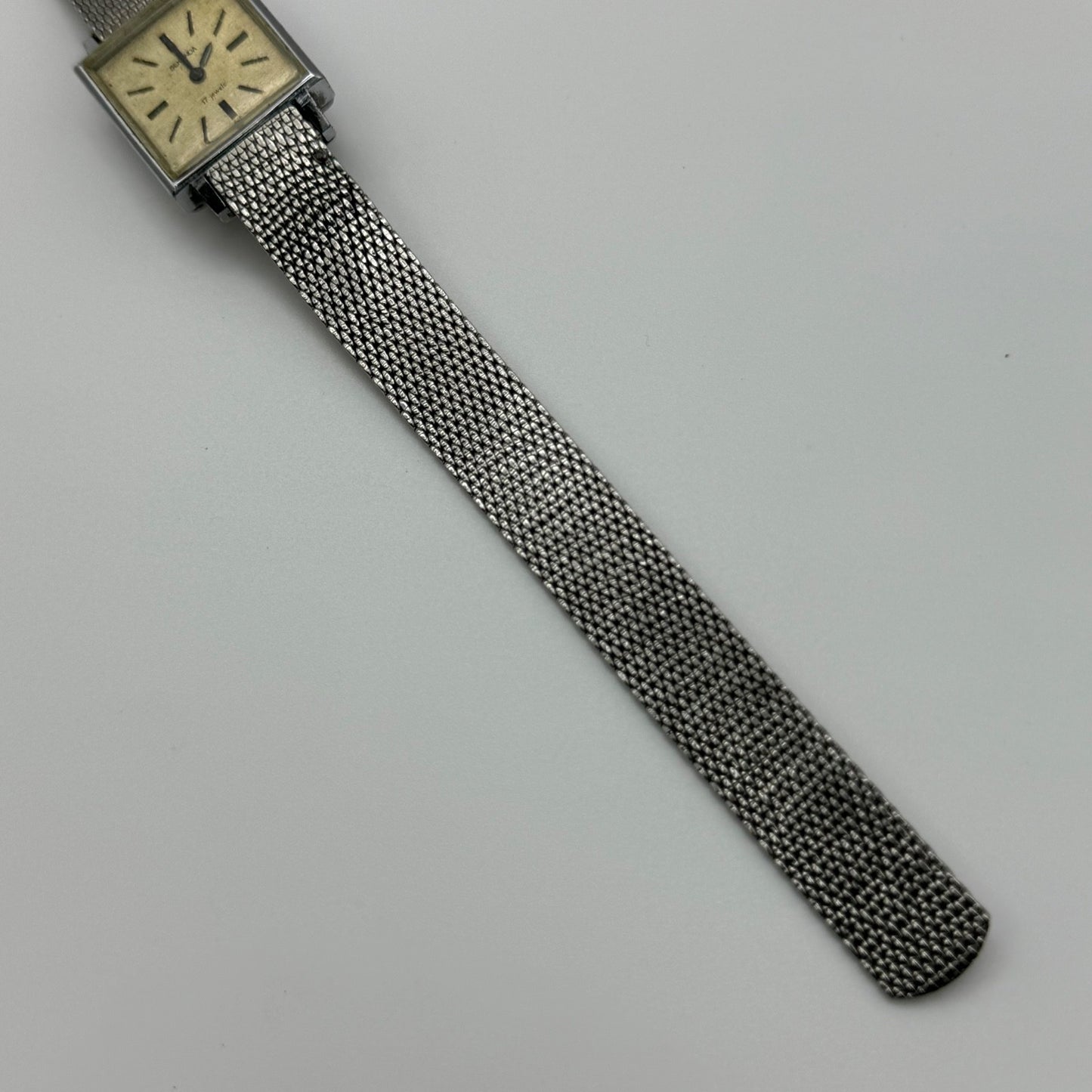 19mm Vintage Second 17 Jewels USSR Soviet Mesh Manual Wind Watch PARTS / REPAIR