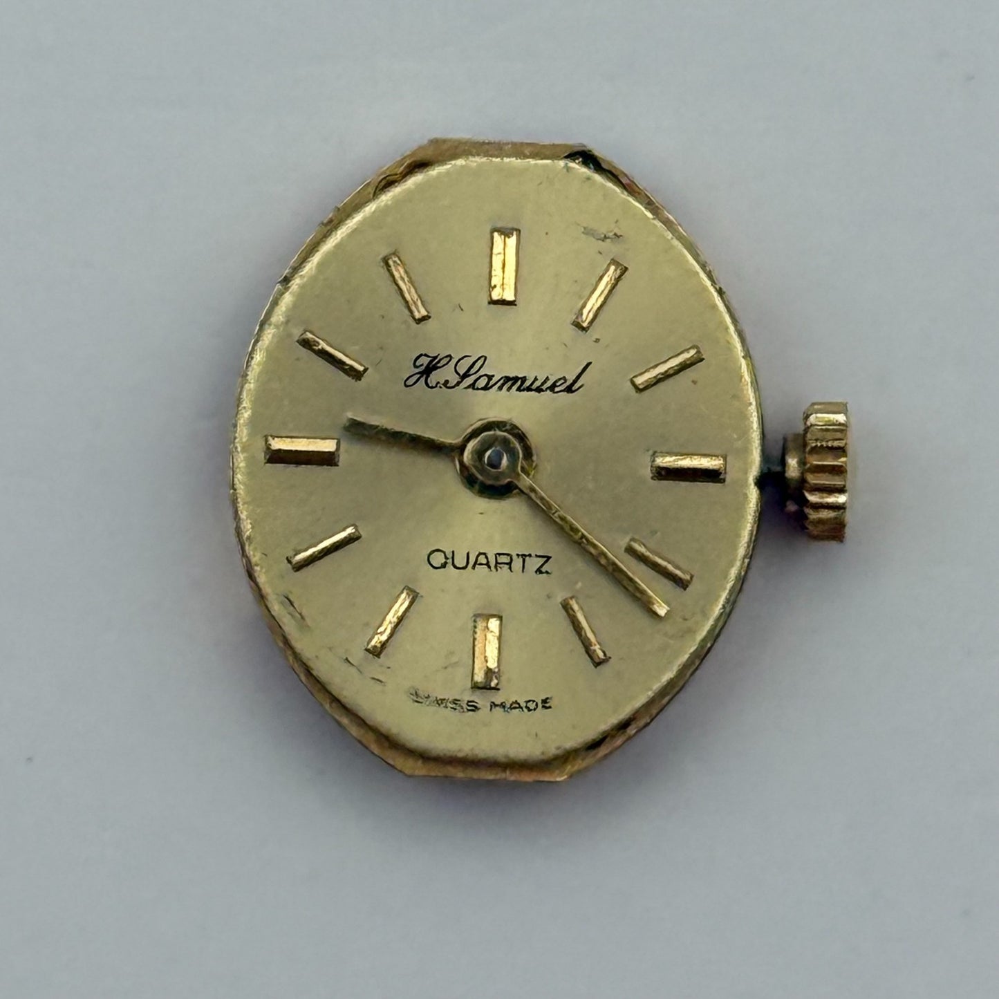 H Samuel Harley 3572 Quartz Watch Movement Swiss Ladies Vintage Parts Repair