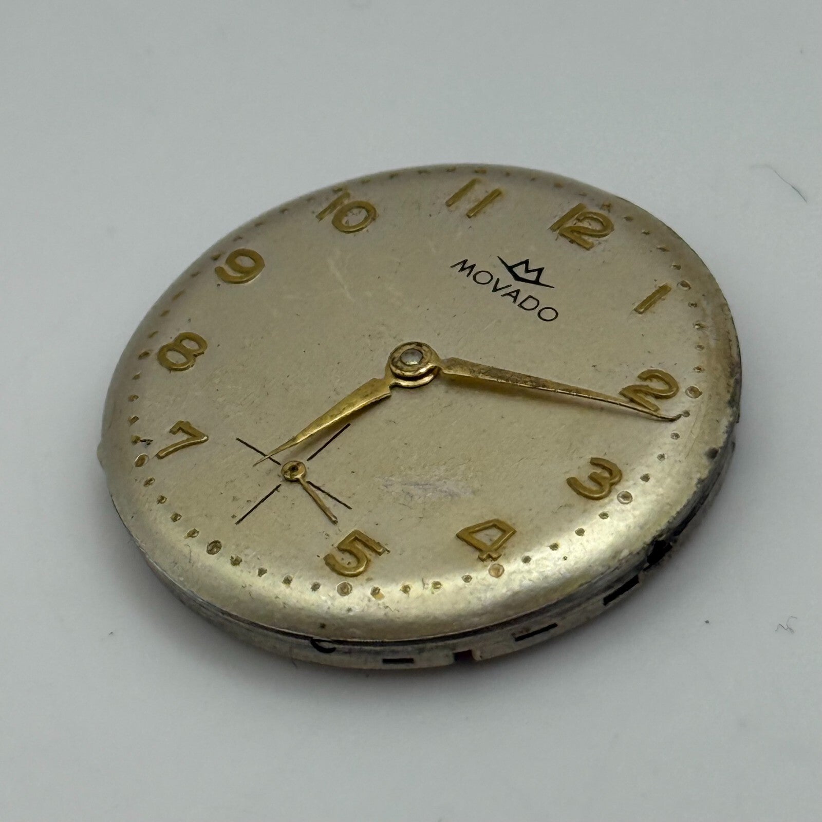 28.2mm Men's Vintage Movado 5935 Cal 125 Manual Wind Watch Movement PARTS REPAIR