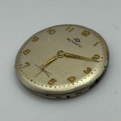 28.2mm Men's Vintage Movado 5935 Cal 125 Manual Wind Watch Movement PARTS REPAIR