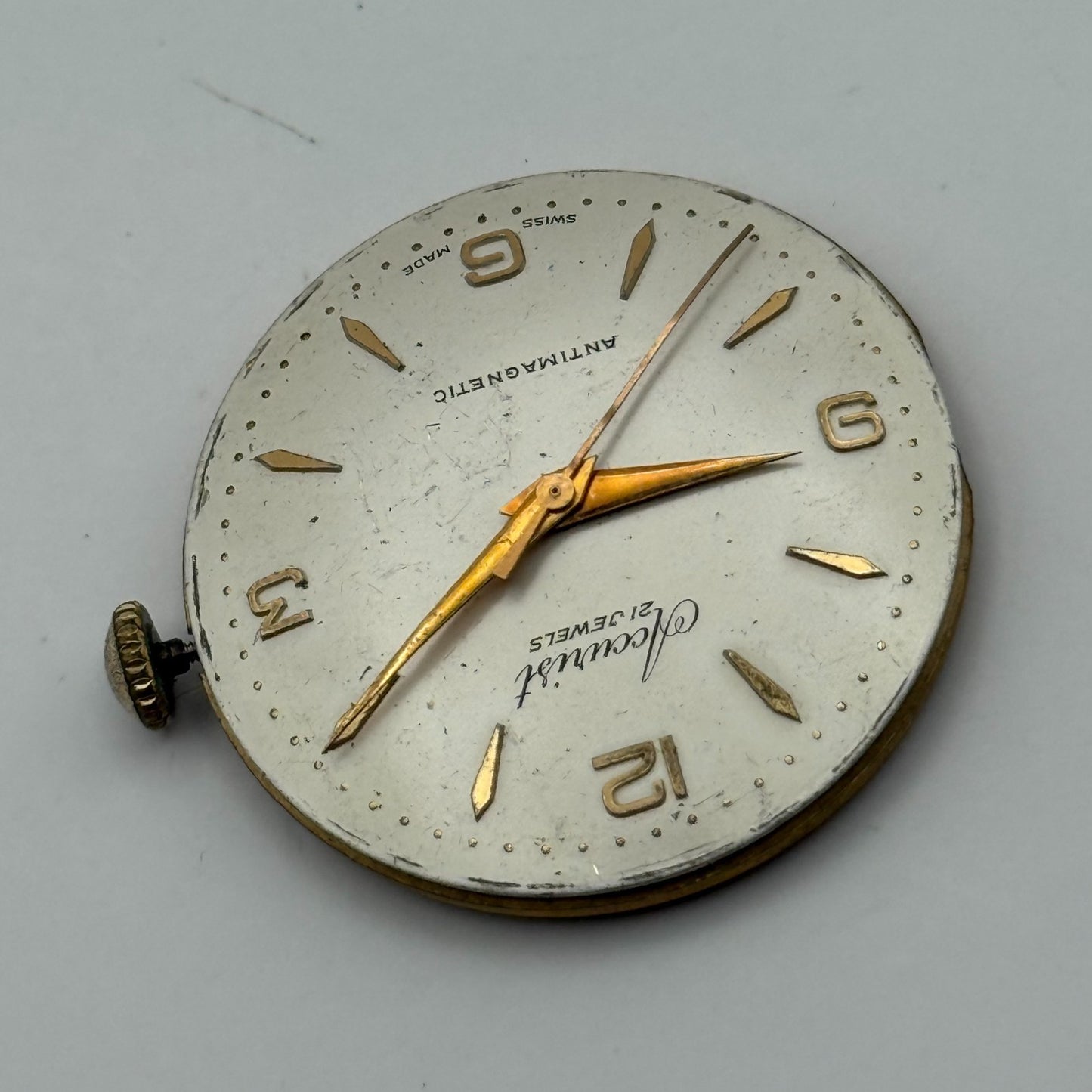 ETA 2390 Watch Movement Accurist Manual Wind Vintage Swiss Parts Repair 29.3mm