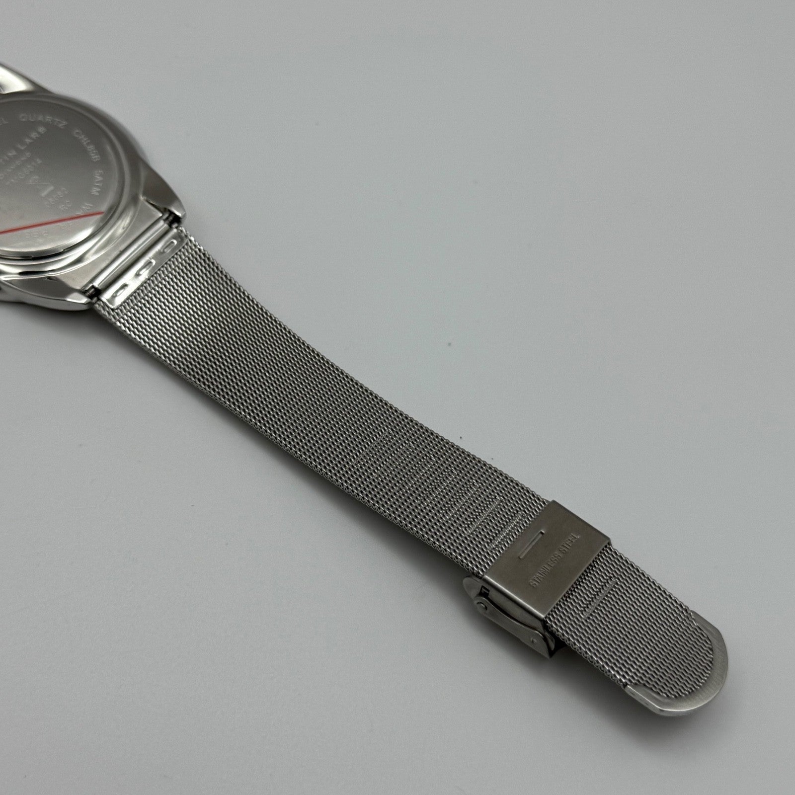 Christian Lars Diamond Watch Boxed 42mm Unisex Date Dial Steel Boxed 7 Inches