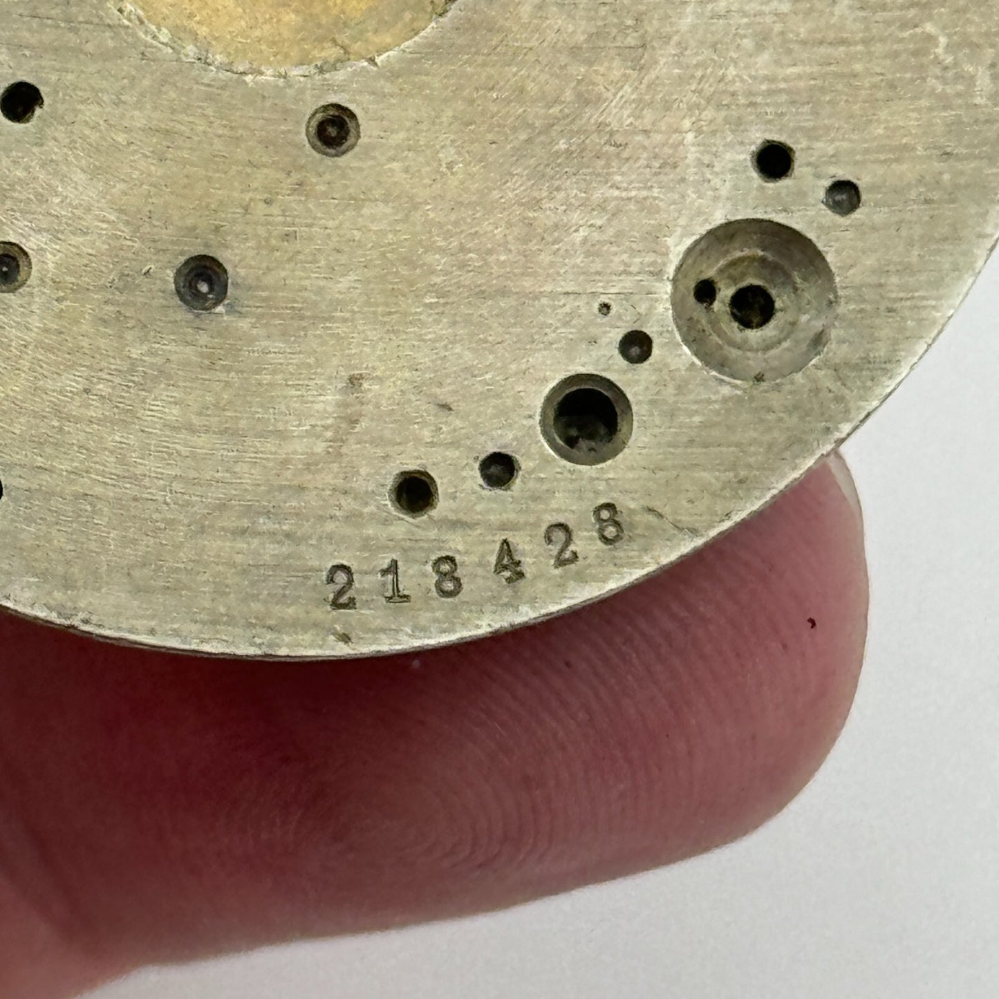 42.9mm Unidentified Swiss 15 Jewels Vintage Pocket Watch Movement PARTS SPARES