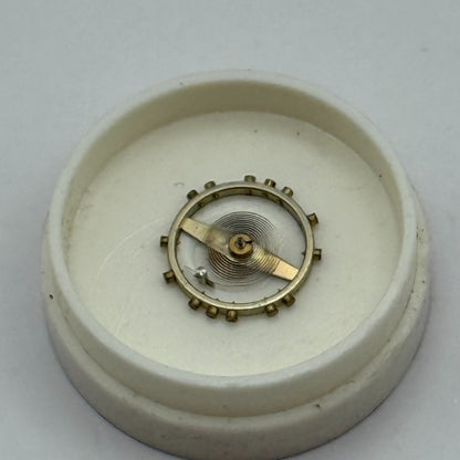 FEF 270 Balance Wheel Complete And Spring  5¼’’’ 173 Watch Movement Parts NOS