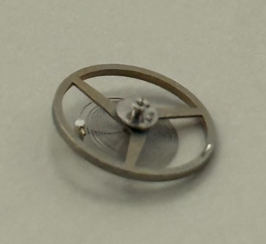 FEF 6660 Balance Wheel Complete And Spring Ord + Inca Watch Movement Parts 