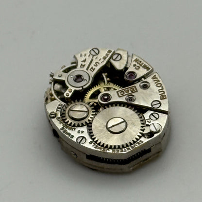 13mm Vintage Ladies Bulova 5AC Manual Wind Swiss Watch Movement PARTS REPAIR