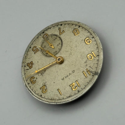 Cyma 162 Watch Movement Manual Wind Vintage Swiss 15 Jewels Parts Repair 23.5mm