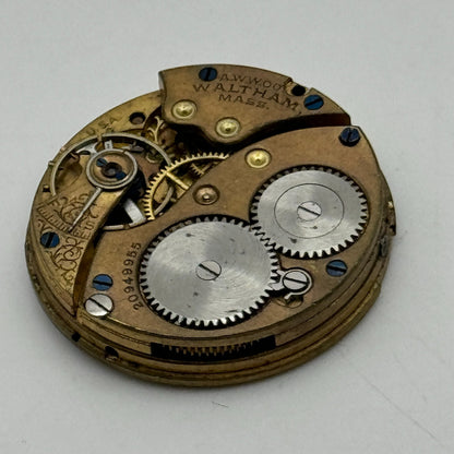 0s Men's Waltham Grade No. 160 Model 1900 American Watch Movement PARTS SPARES