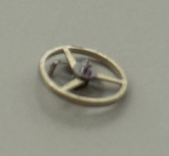 FEF 6620 Balance Wheel Complete And Spring 5½’’’ 1450 M Watch Movement Parts 