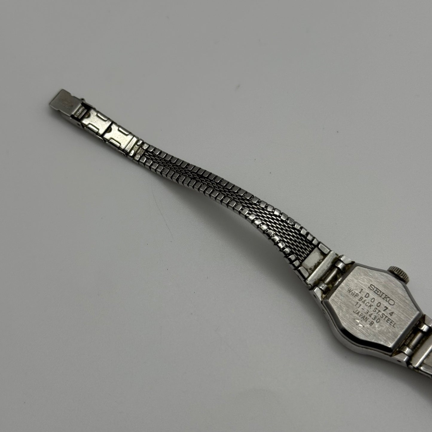 Vintage Seiko Rainbow Watch Mechanical Japan Ladies 11-3430 Stainless Working