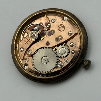 FHF 72 Watch Movement Excalibur Manual Wind Vintage Swiss Parts Repair 31mm