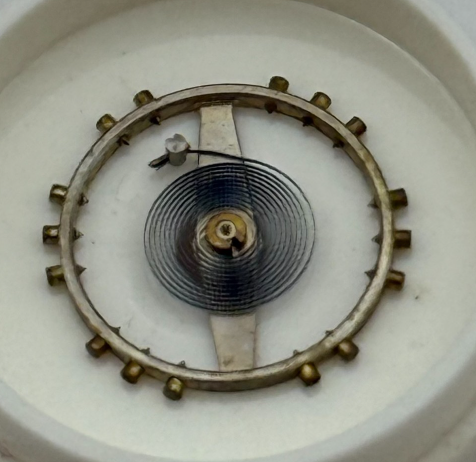 ETA 2390 2401 Balance Wheel Complete And Spring 1419 M Watch Movement Parts NOS