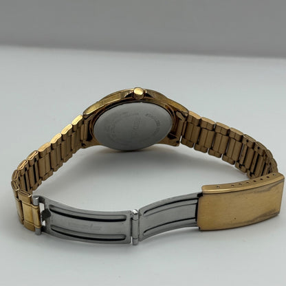 Sekonda 3 Dial Watch Rose Gold Tone Quartz Working Ladies 37mm N4740 Bracelet