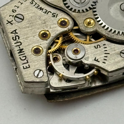 1939 Vintage 15/0s Elgin 536 Model 1 American Watch Movement PARTS REPAIR