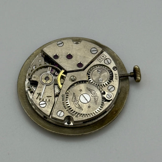 Rotary Peseux 320 Watch Movement Manual Wind Vintage Swiss Parts Repair 23.6mm