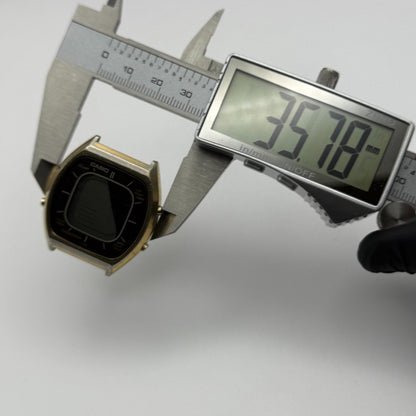 Casio Men's Chronograph Quartz Watch 56QGS-38 Gold Tone Japan 35mm PARTS REPAIR