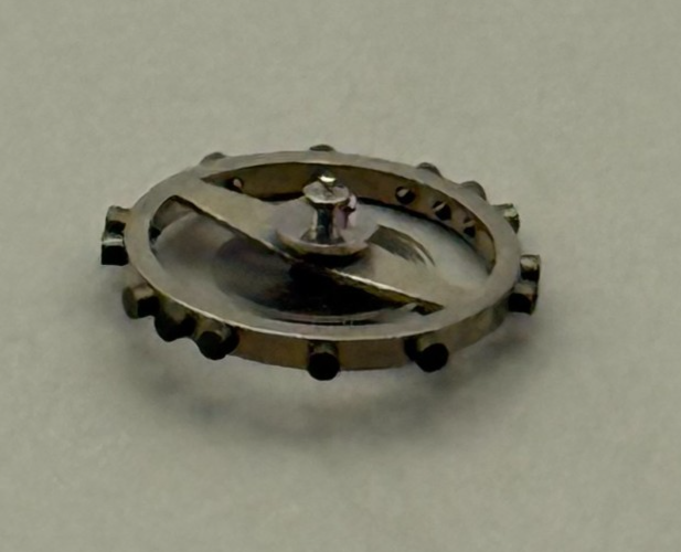 Felsa 4062 Balance Wheel Complete And Spring  1245 M Watch Movement Parts NOS