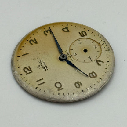 28.6mm Men's Smiths De Luxe Sub Seconds Dial Hands Manual Wind Made in England