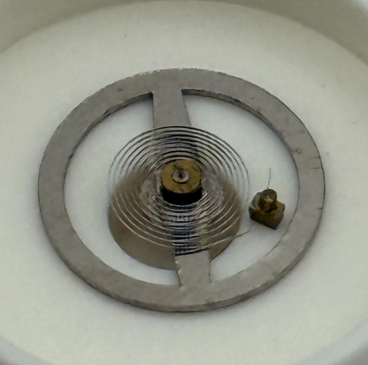 Cattin C66 Balance Wheel Complete And Spring  1551 M Watch Movement Parts NOS