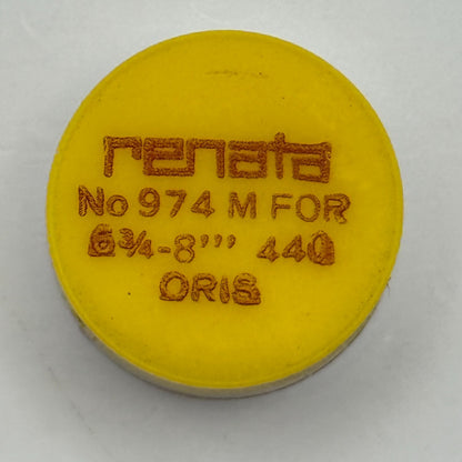 Oris 440 Balance Wheel Complete And Spring 6¾-8’’’ 974 M Watch Movement Parts