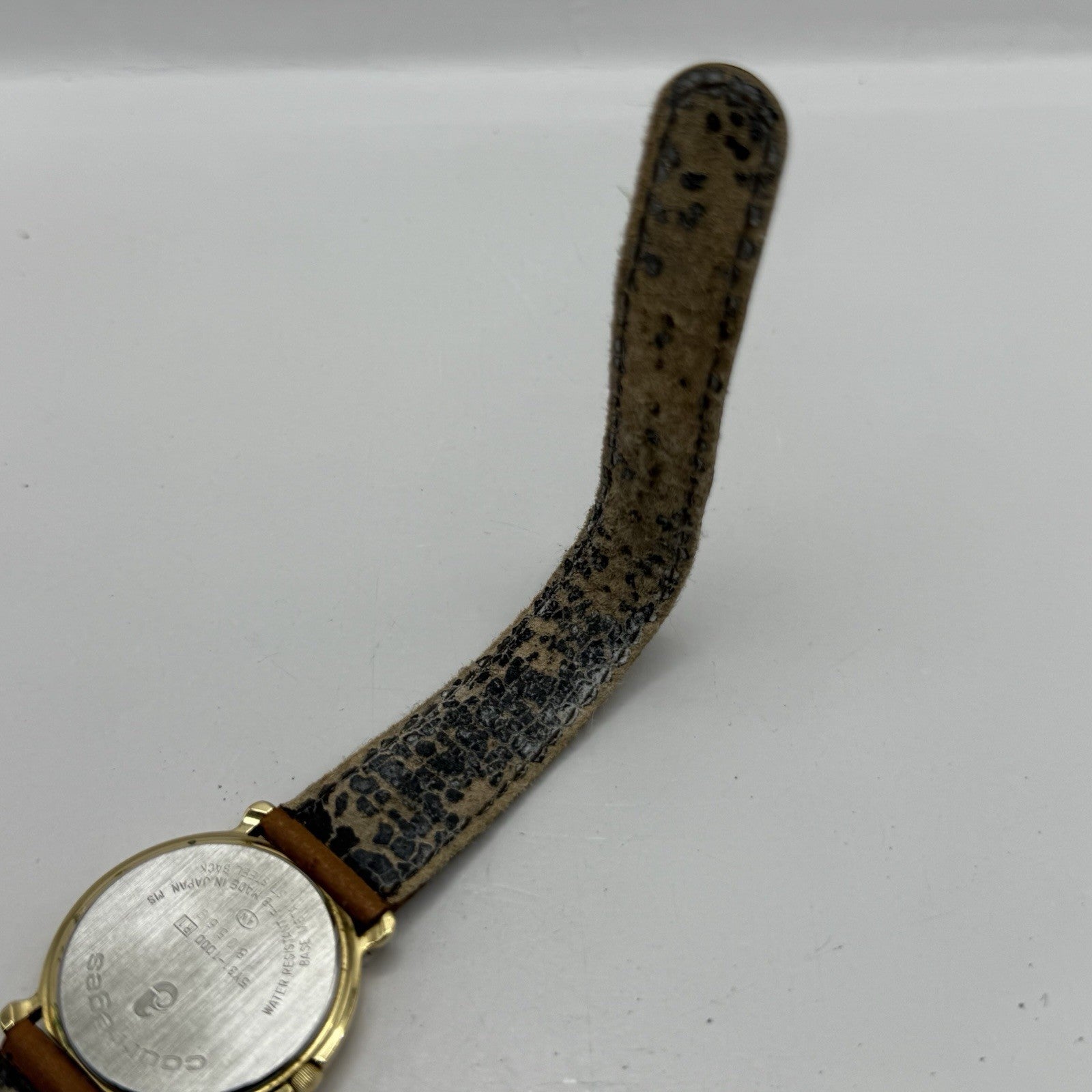 30mm Working Ladies Vintage Courreges Paris 5Y31-1000 Gold Plated Quartz Watch