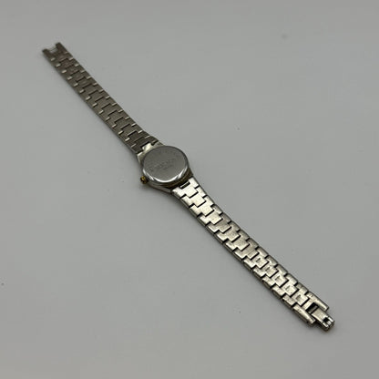 20mm Working Ladies Sekonda Two Tone White Dial Japan Quartz Watch 6.75 Inches