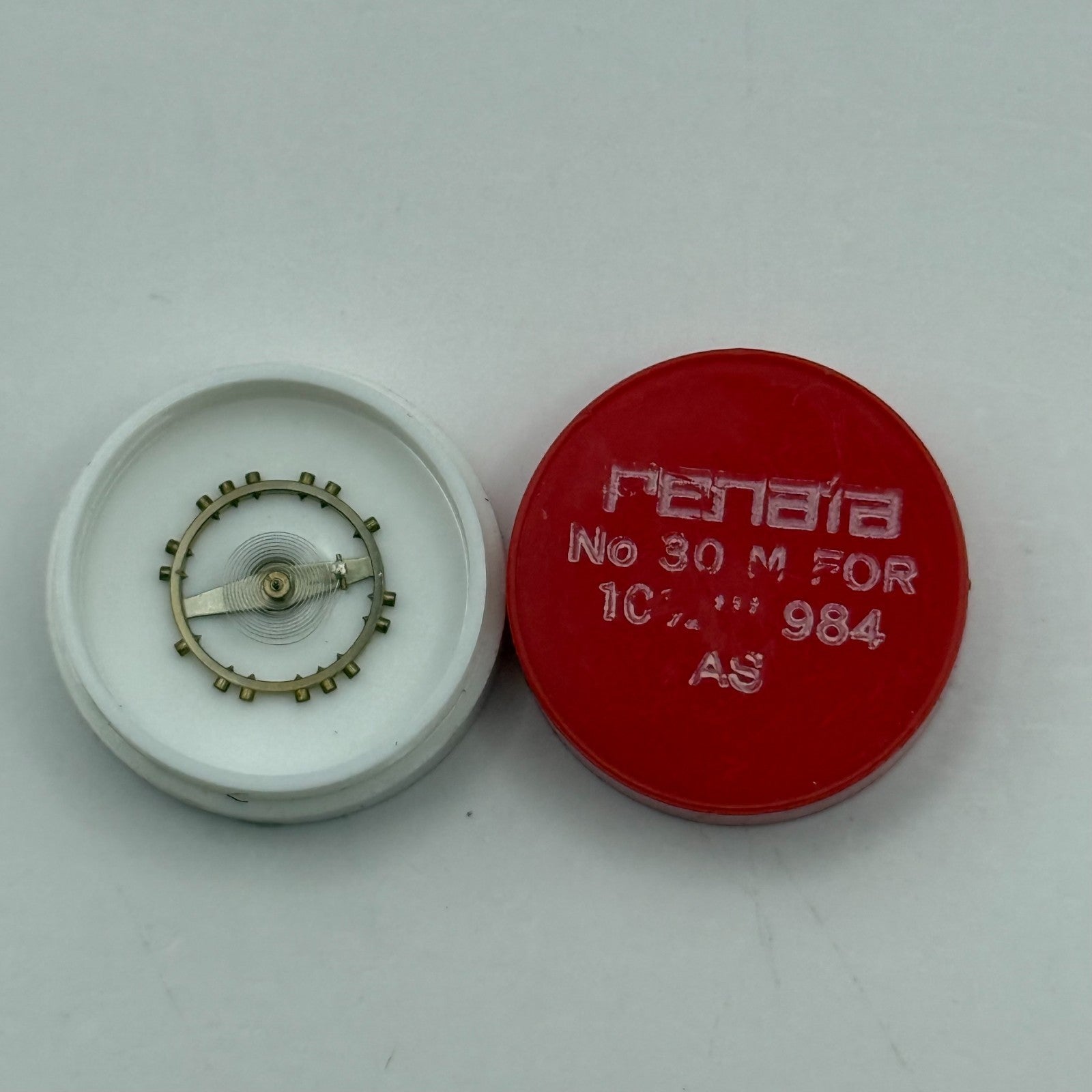 AS 984 Balance Wheel Complete And Spring  10½’’’ 30 M Watch Movement Parts NOS