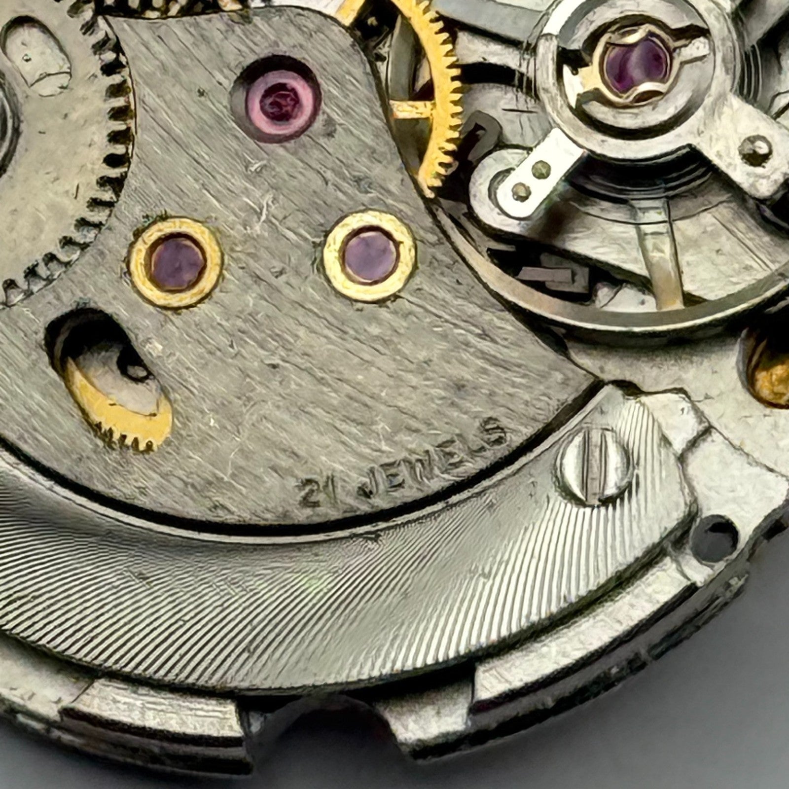 AS 2061 Watch Movement Manual Wind Vintage Swiss 21 Jewels Parts Repair 25.5mm