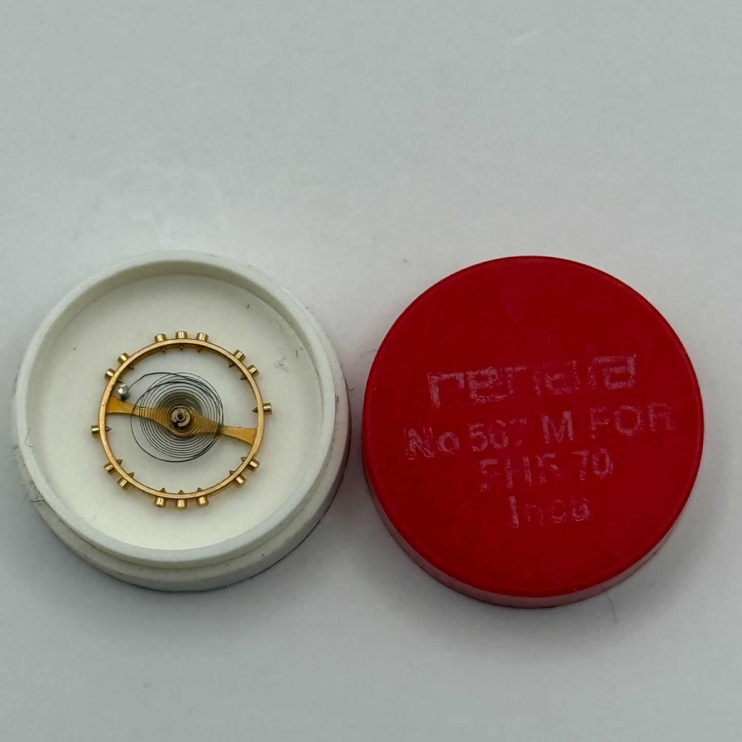 FHF 70 Balance Complete Inca Renata 567 M Watch Movement Parts DAMAGED
