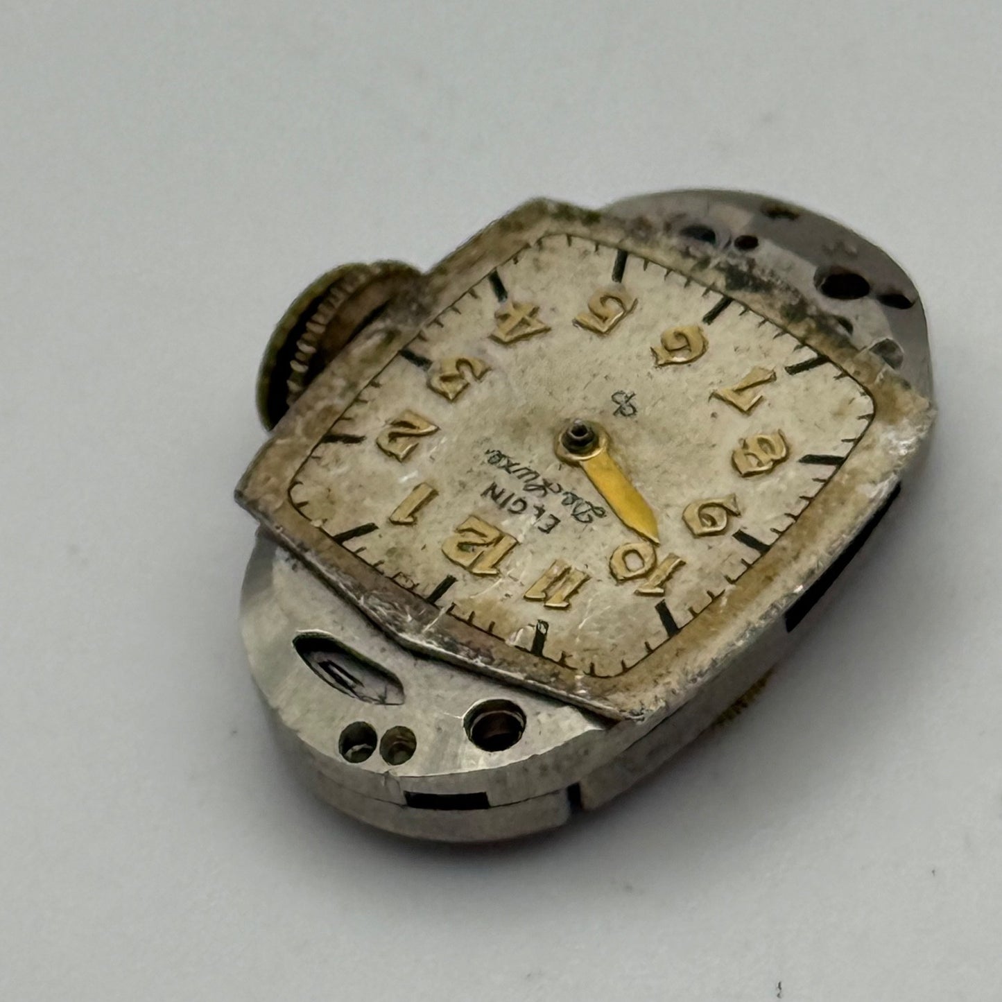 Elgin Grade 620 Watch Movement De Luxe Sweep Seconds 1951 21/0s American Parts