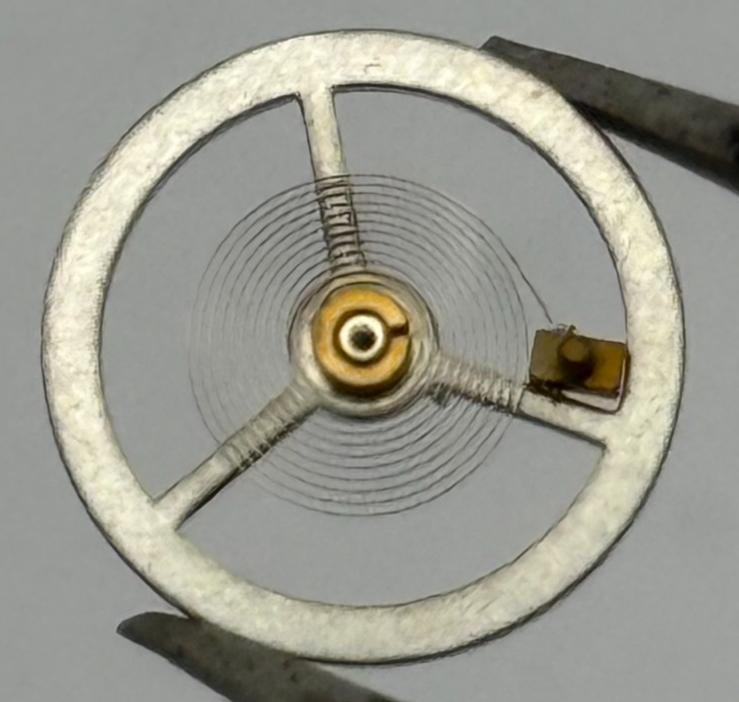 Desa 320 Balance Wheel Complete And Spring a dgt. 1607 Watch Movement Parts NOS