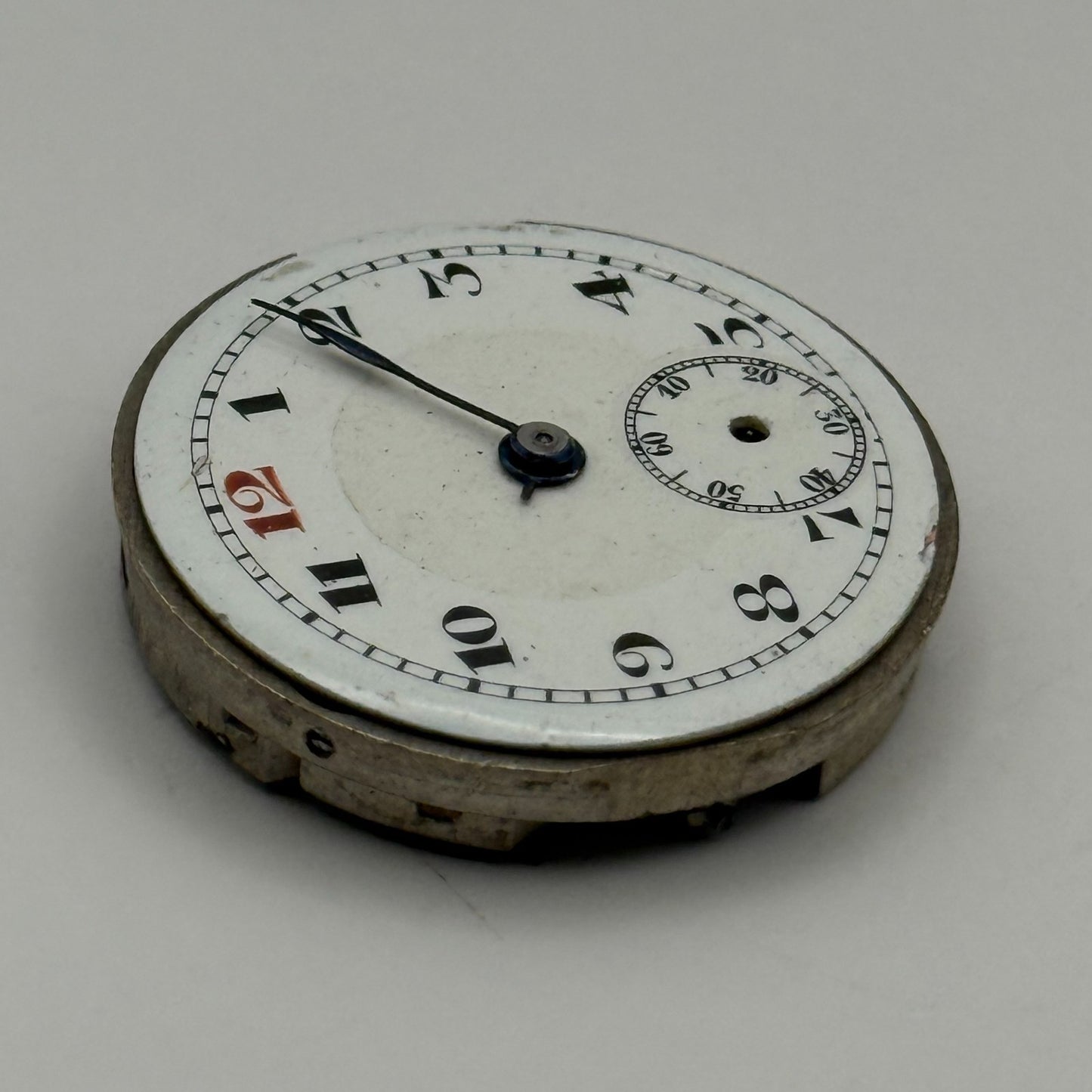 Lanco Trench 15 Jewels Watch Movement Manual Wind Vintage Parts Repair 24.3mm