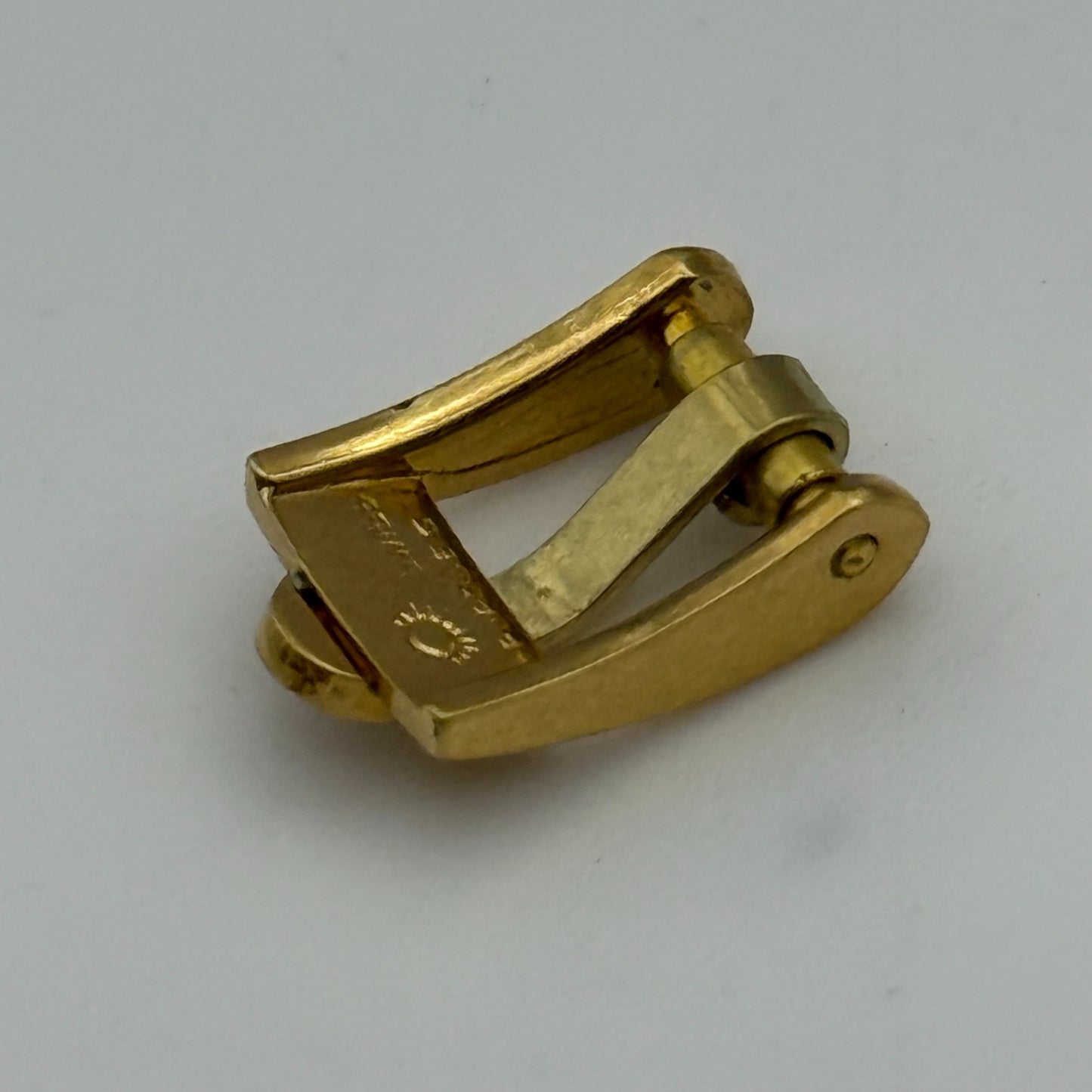 7mm Vintage Omega Watch Buckle Original Swiss Plaque G Gold Plated PARTS REPAIR