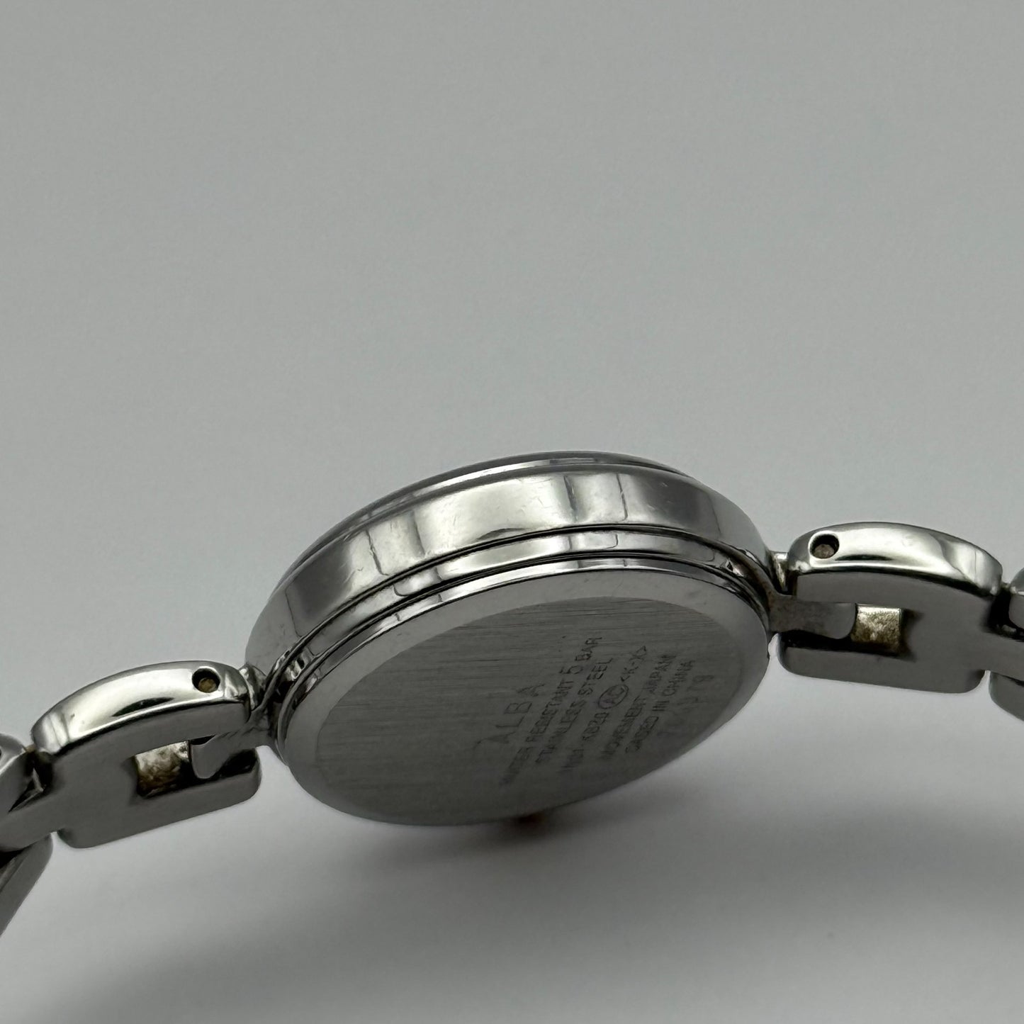 Seiko Alba Ingenu Ladies Quartz Watch Two Tone Bracelet Japan Working 21mm