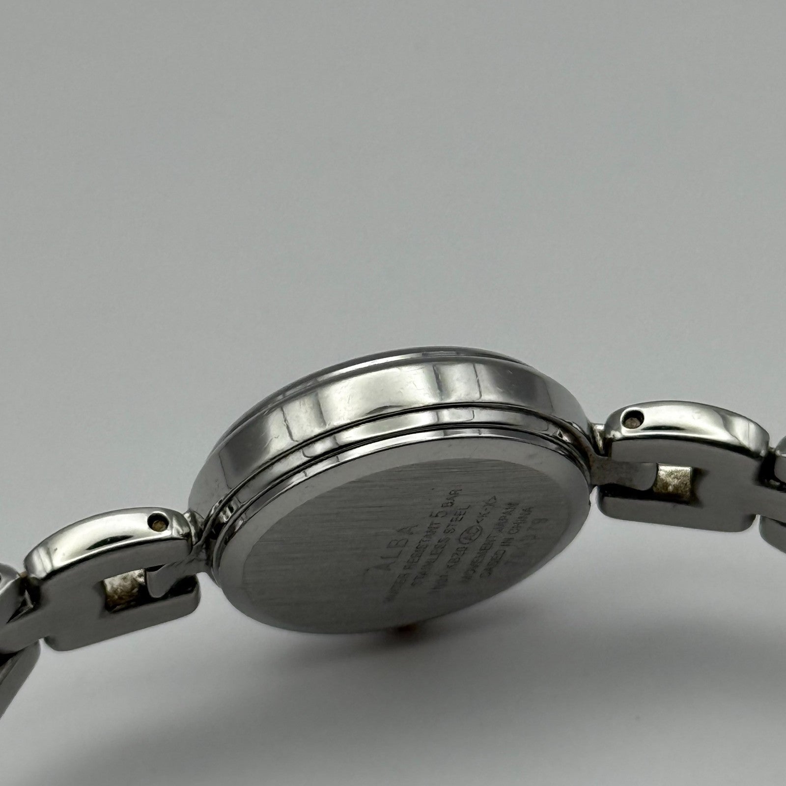 Seiko Alba Ingenu Ladies Quartz Watch Two Tone Bracelet Japan Working 21mm