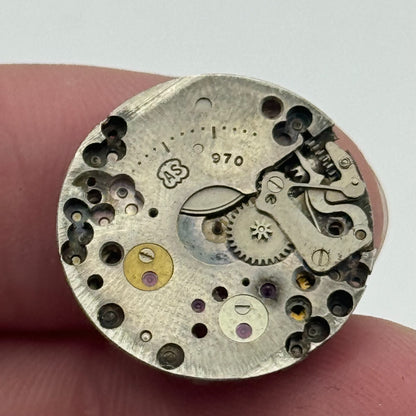 19.7mm Norman AS 970 A Schild Manual Wind 17 Jewels Swiss Watch Movement PARTS