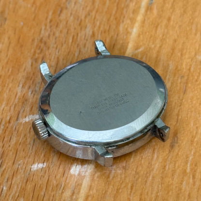 26mm Vintage Oris Super 17 Jewels Grey Dial Manual Wind Watch PARTS / REPAIR