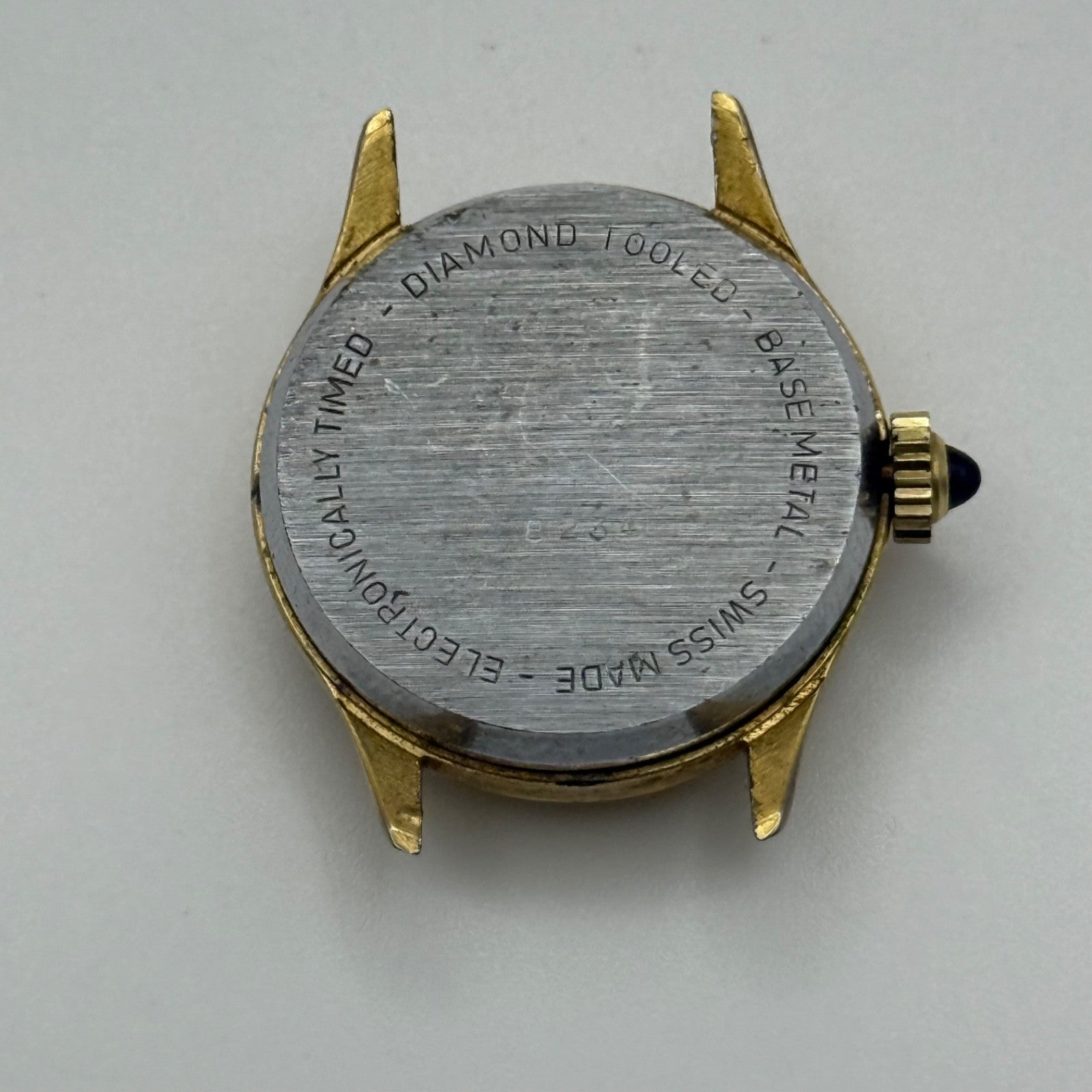 25mm Running Vintage Lucerne Diamond Tooled Swiss Gold Plated Manual Wind PARTS