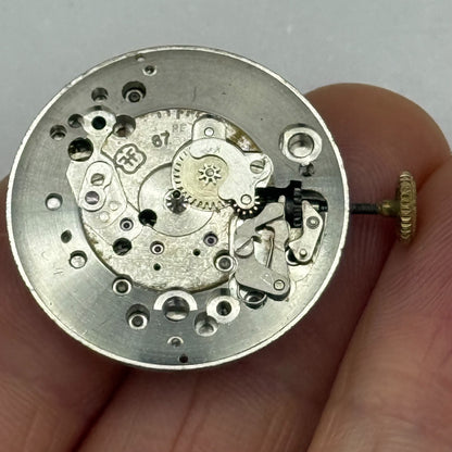 25.9mm Vintage Avia FHF 97 Swiss Made Manual Wind Watch Movement PARTS REPAIR