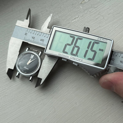 26mm Vintage Lucerne BFG 844 Swiss Black Dial Manual Wind Watch PARTS / REPAIR