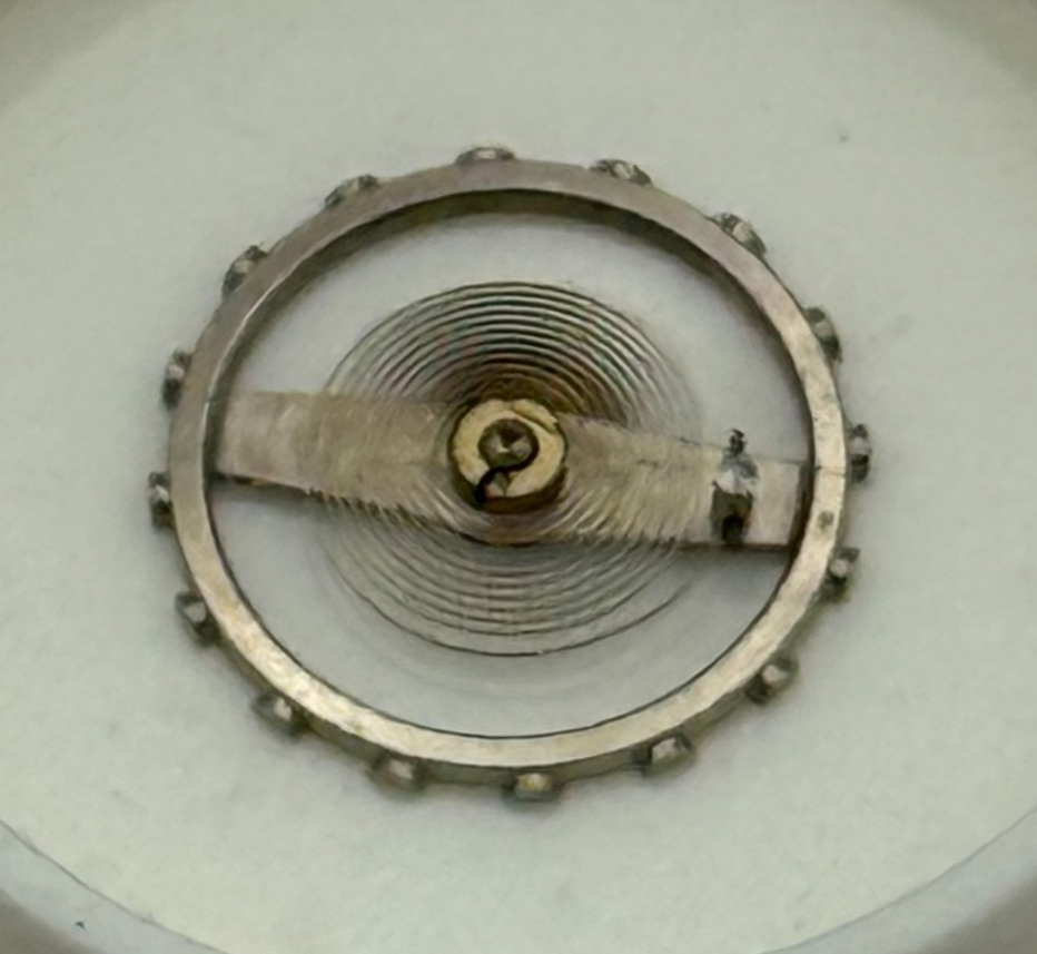 EB 1333 Balance Wheel Complete And Spring  8¾’’’ 118 Watch Movement Parts NOS