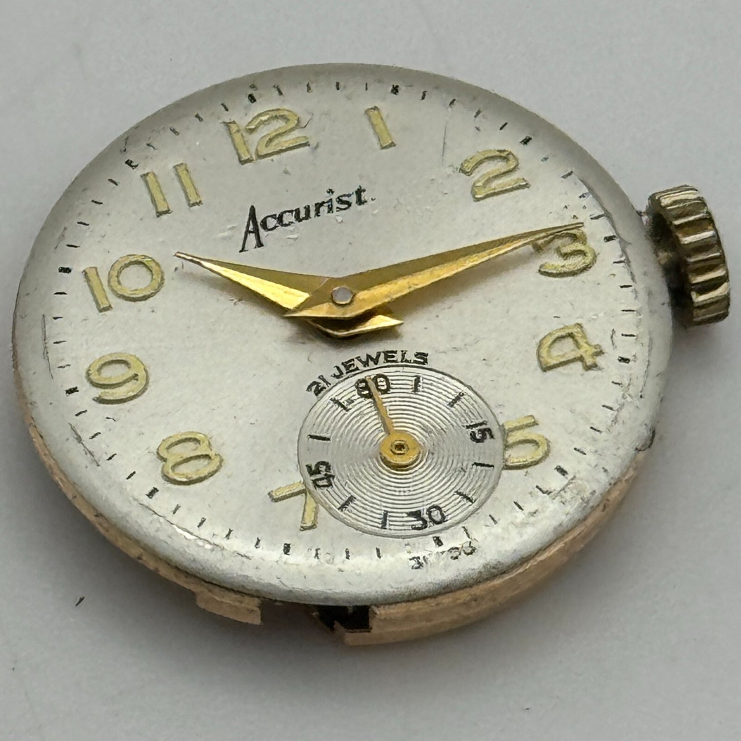 19.7mm Accurist AS 1156 A Schild Balance Ok Ladies Swiss Watch Movement PARTS